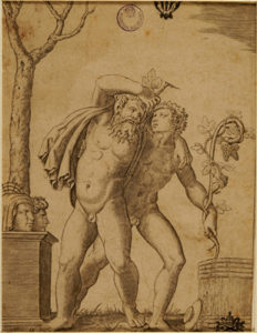 Il vecchio e il giovane baccante